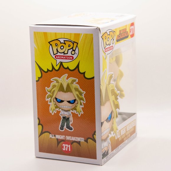 Funko Pop Vinyl MHA My Hero Academia All Might Weakened #371 (in Box GUC) - Picture 4 of 7